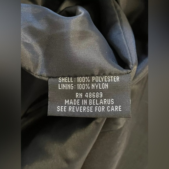 AMERICAN BAZAAR black button front long sleeve coat over coat 6 small s - Picture 4 of 6